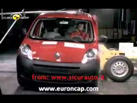 Рено Renault обзор Краш-тест  Renault Kangoo (Рено Кангу): EuroNCAP
