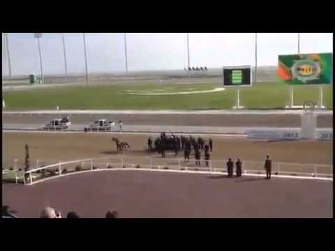 Падение президента Туркменистана с лошади