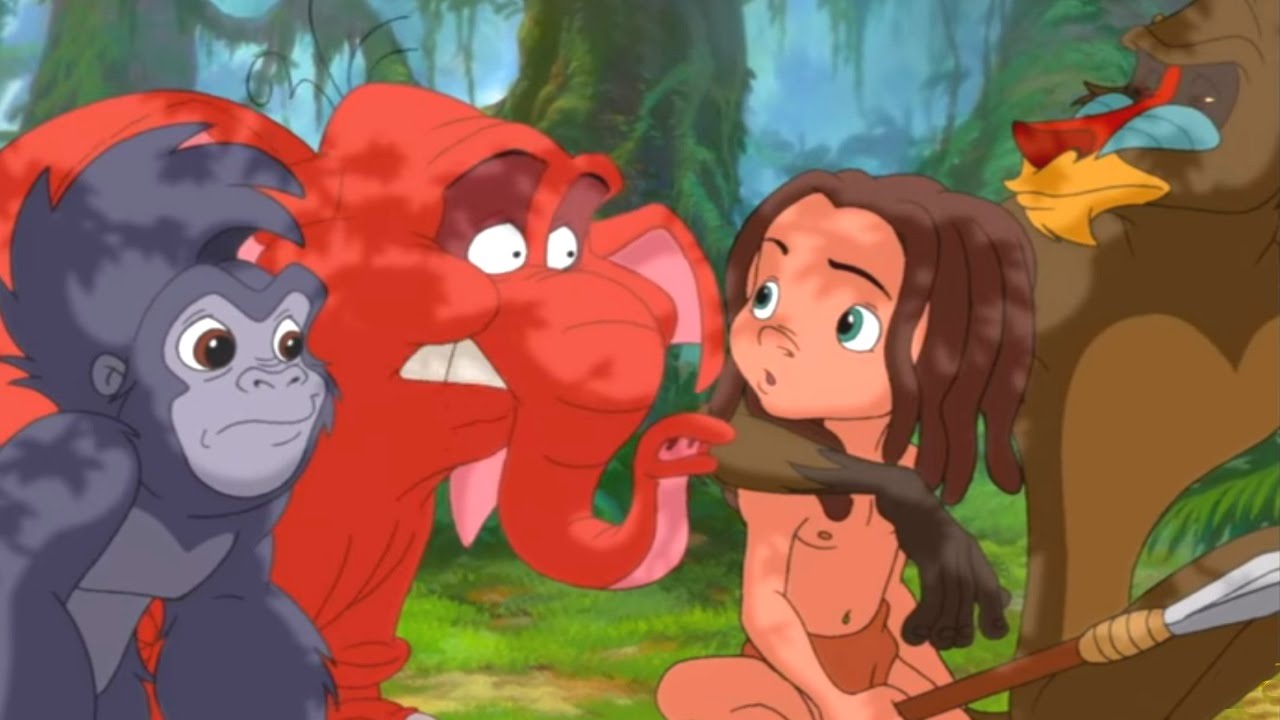 Мультфильм Легенда о Тарзане, Серия 36 - Гость из прошлого | Disney мультфильмы про животных